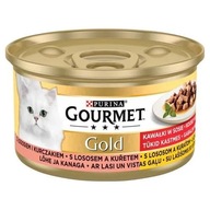 Gourmet Gold Karma dla kotów z łososiem i kurczakiem w sosie 85 g