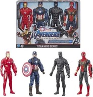 ZESTAW FIGUREK MARVEL AVENGERS IRON MAN SPIDER MAN KAPITAN AMERYKA PANTERA