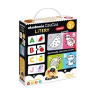 Akademia CzuCzu Litery Zabawy rozwijające dla dzieci Poznaję alfabet 3+