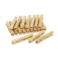 Clothespins 9,5 cm drevo bronz 20 ks