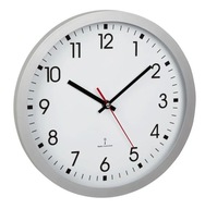 Nástenné hodiny TFA Dostmann strieborné 30cm