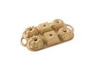 Nordic Ware Forma na mini bábovky, zlatá, 28 x 18 cm