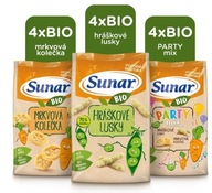 Sunar BIO Nibbles mix kartón 12x45 g