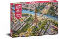 Puzzle Eiffelova veža z vtáčej perspektívy 1000 dielikov.