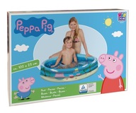 Nafukovací bazén okrúhly Happy People 100 x 23 cm Peppa Pig Prasiatko Peppa