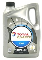 Motorový olej TotalEnergies QUARTZ 7000 5 l 10W-40 + ZAWIESZKA SERWISOWA MAXGEAR WYMIANA OLEJU I FITRÓW