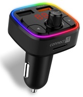 Bluetooth vysielač Connect IT CarRGB, 2 × USB MicroSD CCC-9090-BK, čierny