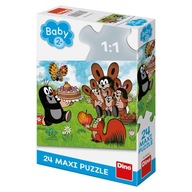 KRECIK Puzzle Baby pre batoľatá MAXI 24 dielikov Česká republika