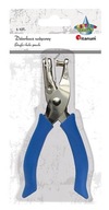 Nožnicový dierovač Titanum gumová modrá rukoväť