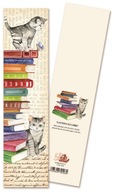 Zakładka do książki - Gattino sui libri Koty