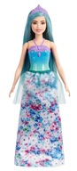 Mattel Barbie Magiczna Księżniczka Niebieskie Włosy i Fioletowa Korona