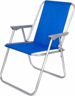 Použité - Záhradná stolička Happy Green kov modrá