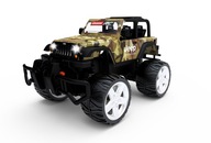 Auto na radio RC Jeep Wrangler Rubicon camouflage 2,4 GHz 162122 Carrera