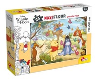 Obojstranné podlahové puzzle Maxi 24 Macko Pú