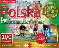 Puzzle Poľsko ľudová kultúra + atlas