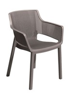 Záhradná stolička Keter plast hnedá