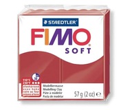 Modelína Staedtler Fimo Soft S 8020-2P vianočná červená 57 g