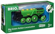 Brio Klasická zelená lokomotíva