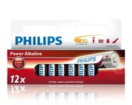 Elem Philips LR6P12W/10 Power Alkáli AA 12 db