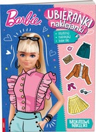 Ubieranki naklejanki Barbie brokatowe naklejki