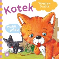 Kotek Miau Miau Bajki i Wierszyki 1+ Kartonowa Książeczka Kartonik Skrzat