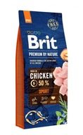 Suché krmivo Brit kurča pre aktívnych psov 15 kg
