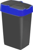Heidrun Odpadkový koš 35 l, s modrým pruhom