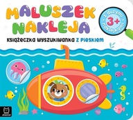 Maluszek nakleja Książeczka wyszukiwanka z pieskiem z dużymi naklejkami 3+