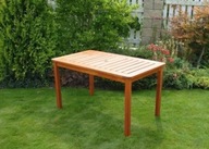 Stôl Tradgard drevo obdĺžnikový 130 x 78 x 72 cm