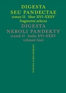 Digesta seu Pandectae. tomus II. / Digesta neboli Pandekty. svazek II.