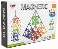 Magnetické kocky Teddies Magnetic 120 ks