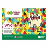 Blok Wycinanka A4/10K 100g HAPPY COLOR