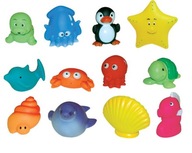 Hračky do vane Ludi morské živočíchy 12 ks