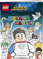 Lego Super heroes Batman Połącz Kropki kolorowanka z naklejkami