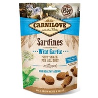 CARNILOVE SEMI MOIST SNACK SARDINES WITH WILD GARLIC / Sardinky 200g