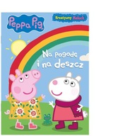 Na pogodę i na deszcz rebusy kolorowanka naklejki kreatywny maluch Peppa