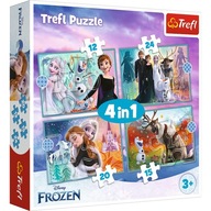 Puzzle Trefl Kraina Lodu 71 elementów Niezwykły świat Frozen 34381