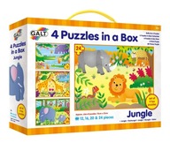 Galt 4 puzzle v krabici - Džungľa