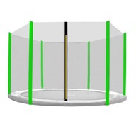 Aga Ochranná sieť 250 cm na 6 tyčí Black net / Light Green