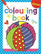 Colouring book z naklejkami. Piłka