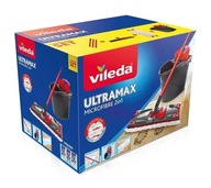 BOX Vileda Mop płaski Ultramax Wiadro + Mop 155737