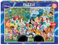 Puzzle Nádherný svet Walta Disneyho 1000 dielikov.