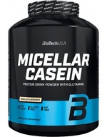 BioTech USA Micellar Casein kazeín proteín glutamín 2,27kg Vanilka