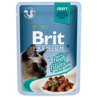 Brit Premium Cat Pouch Beef Mokra Karma dla Kota Wołowina 85g