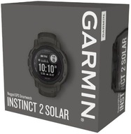 Smartwatch Garmin Instinct 2 Solar Grafitowy Zegarek Sportowy Wodoodporny