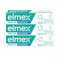 Elmex Zubná pasta Sensitive Whitening 3x 75 ml