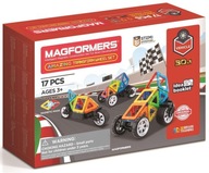 Magnetické kocky Magformers Amazing Transform Car Set 17 ks