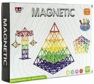 Magnetické kocky Teddies Magnetická stavebnice 200ks v krabici 200 ks