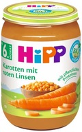 Obed Hipp BIO carrots with lentils od 6 mesiacov 1140 g zelenina