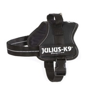 Postroj Julius-K9, Mini/M: 51 – 67 cm, čierny